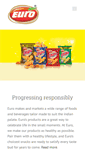 Mobile Screenshot of euroindiafoods.com